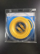 Commercial Electric 25 ft CAT5e Patch Cord Yellow RJ-45 – NEW Sealed #583