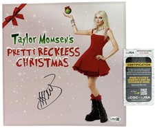 Taylor Momsen signed 12x12 Poster Pretty Reckless Christmas JSA Authentication
