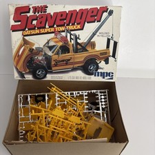 Vintage 1979 mpc The Scavenger Datsun Super Tow Truck Model Kit - Complete