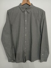 ALEXANDER MCQUEEN mens Long Sleeve Cotton Shirt Size 40 Chest Check Formal Smart