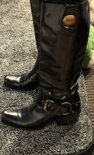 GREY MAR - Italian Leather Women's Boots Size 38 Made In Italy