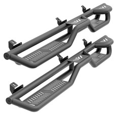 Two Raised Steps Running Boards for 2021-2026 Bronco 4 Doors Nerf Bars