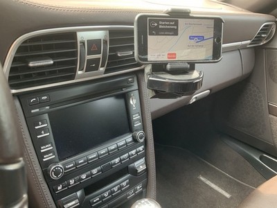 Handy Halterung Horizontal und Vertikal passend für Porsche 987/997/991/992/981