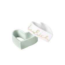 Serviettenringe 2er Set „Du & Ich" - Räder Design