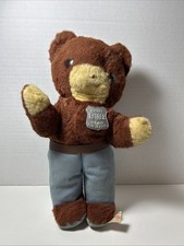 Vintage Smokey the Bear Ranger IDEAL VINTAGE 1960s Teddy Bear Plush Doll 13"