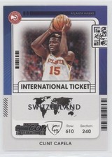 2021-22 Panini Contenders International Ticket Clint Capela #11 0p73