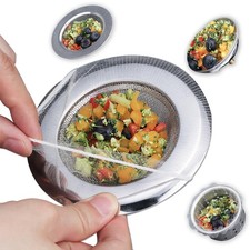 WYIRONG 250 Pack Disposable Drain Covers, Disposable Mesh Sink Strainer Pouch...