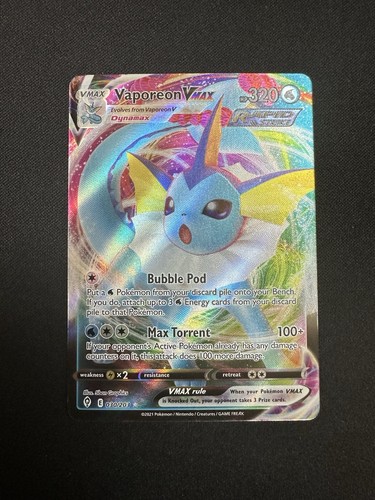 Vaporeon VMAX — Evolving Skies