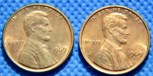 1969-S 1969-P - RB - Lincoln Memorial Cent #N758 - Picture 3 of 3