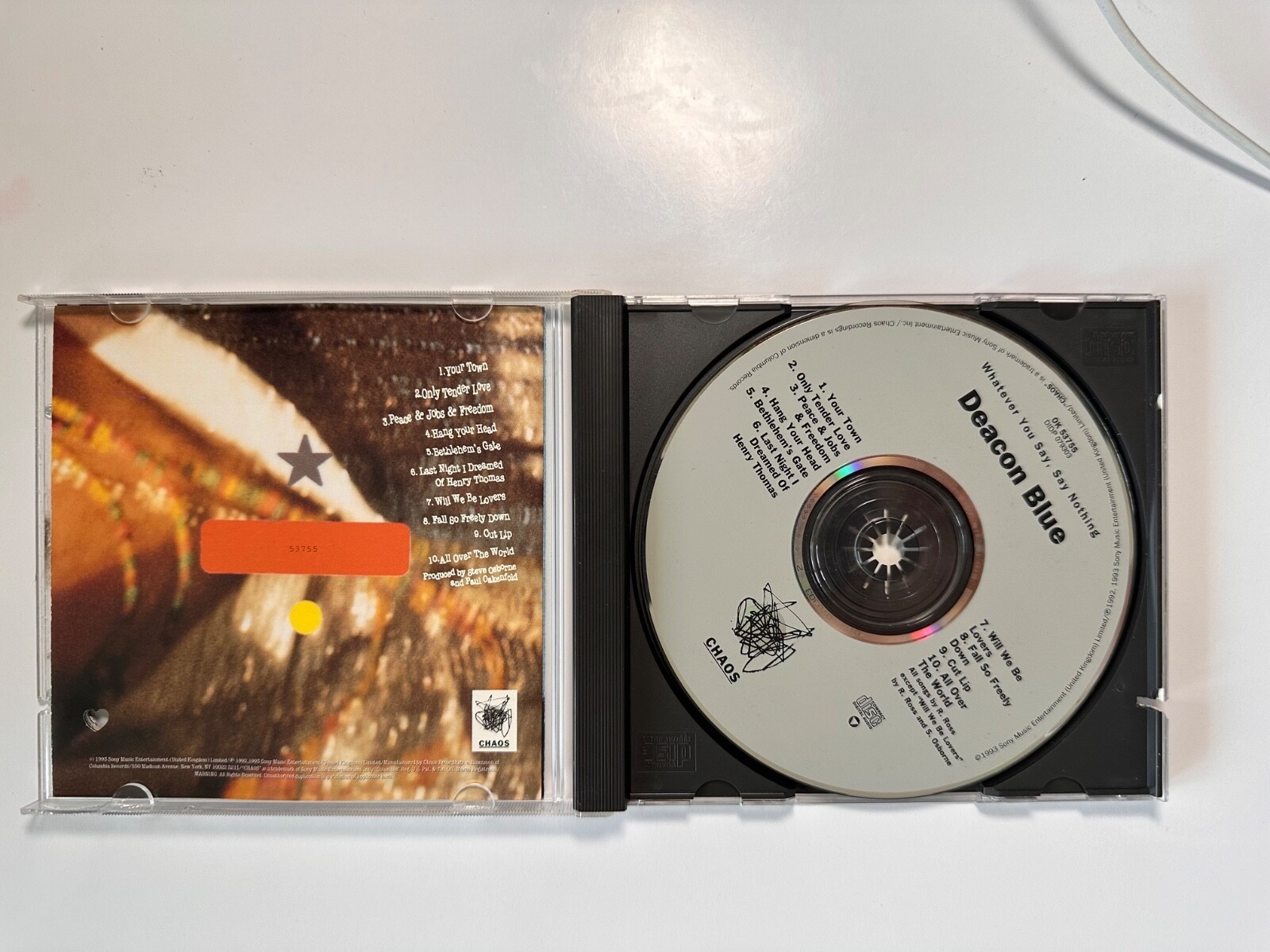 Deacon Blue - Whatever You Say Say Nothing - Deacon Blue CD US release image 2