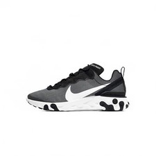 nike react element 55 men's black and white