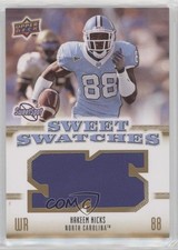 2010 Upper Deck NCAA Sweet Spot Sweet Swatches Hakeem Nicks #SSW-30 0u2r