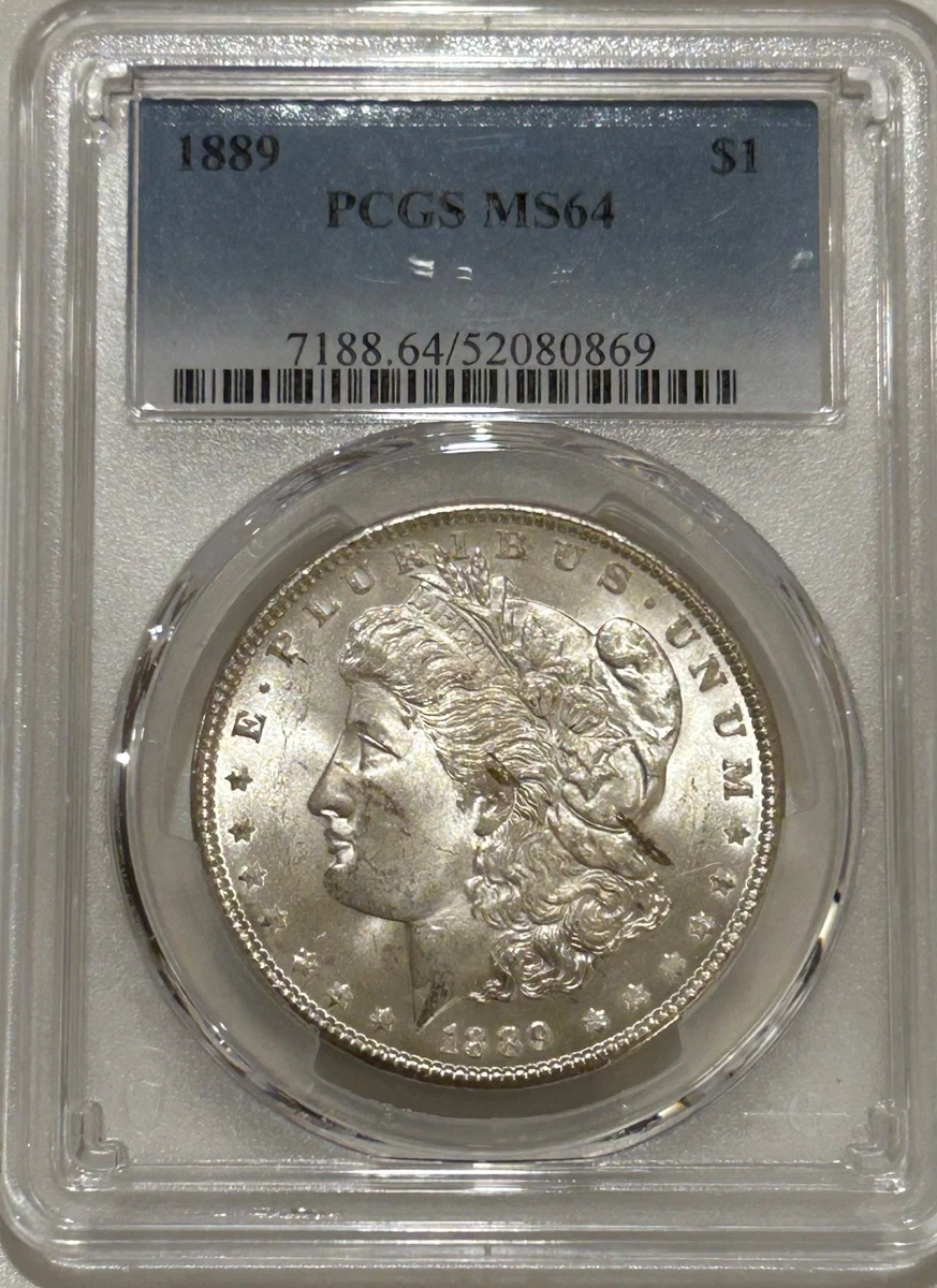 MS 64 Graded 1889 Year Morgan US Dollars (1878-1921) for sale | eBay
