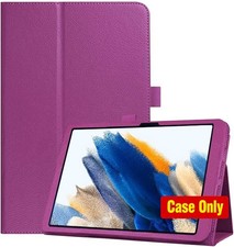 Folio Stand Cover Case for 2022 Galaxy Tab A8 10.5  , Purple - EKVINOR Brand