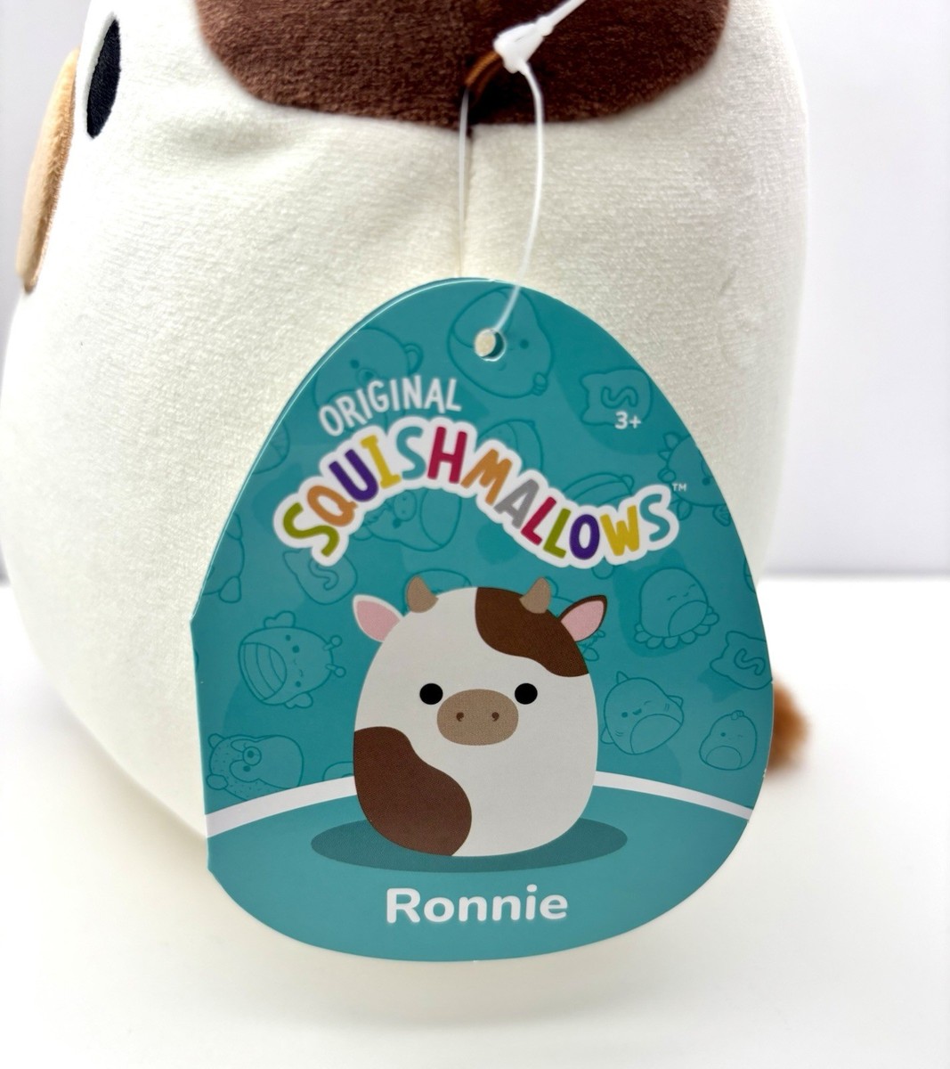 Squishmallow Ronnie The Brown And White Cow 8” High | eBay