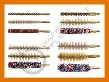 Ersatzbürsten für die Waffenpflege 3er-Set Bronzebürste, Ölbürste & Wollwischer