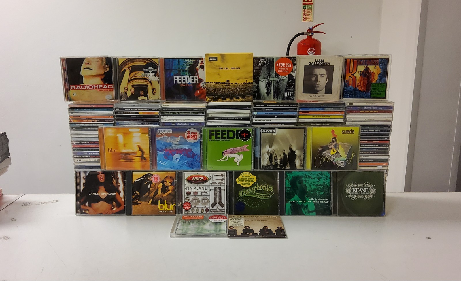 230 x Britpop CD Joblot - Oasis Stereophonics Keane Mansun Blur Feeder 3