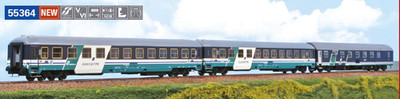ACME 55364 3ER SET LIEGEWAGEN UIC-X TYP 1970