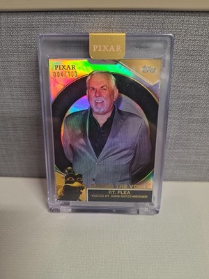 2025 Pixar Gold Behind the Voice PT Flea John Ratzenberger /100 Encased