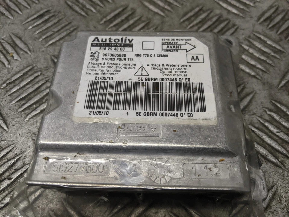 Módulo bolsa de choque Peugeot Rcz Thp GT MK1 2010-2015 9673605880 Foto 3 de 4