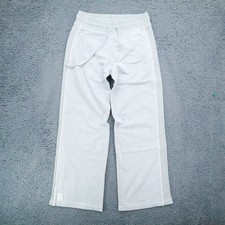 Reebok Vintage Y2K Bootcut Joggers Women's UK 12 Grey Flared Tracksuit Bottoms