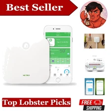 Automatic 12-Zone Smart Sprinkler Controller - WaterSense Certified, Pearl White