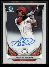 2014 Bowman Draft Alex Blandino #BCA-AB Chrome Draft Pick Autographs