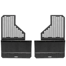 Putco 78265 Black HEX Mud Skins - Rear Pair For 2010-2018 Ram 3500 Dually
