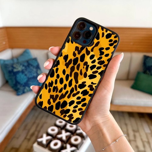 Aluminum Cover For Samsung A15 A16 S23 S24 S25 Ultra FE Blacklight Cheetah furry - 第 7/25 張圖片