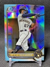 2022 Bowman Draft Chrome Base Sky Blue #BDC-66 Felix Valerio