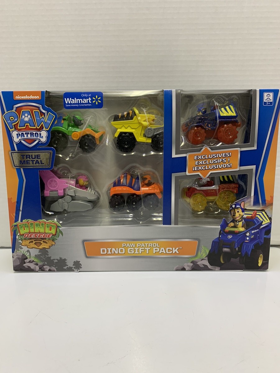 PAW Patrol Dino Rescue 6-Pack of Diecast Vehicles Walmart Exclusive NEW  Toys