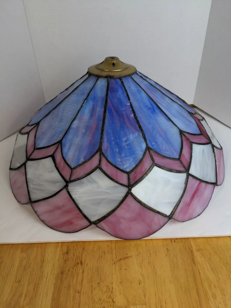Large stained 2024 glass lamp shade