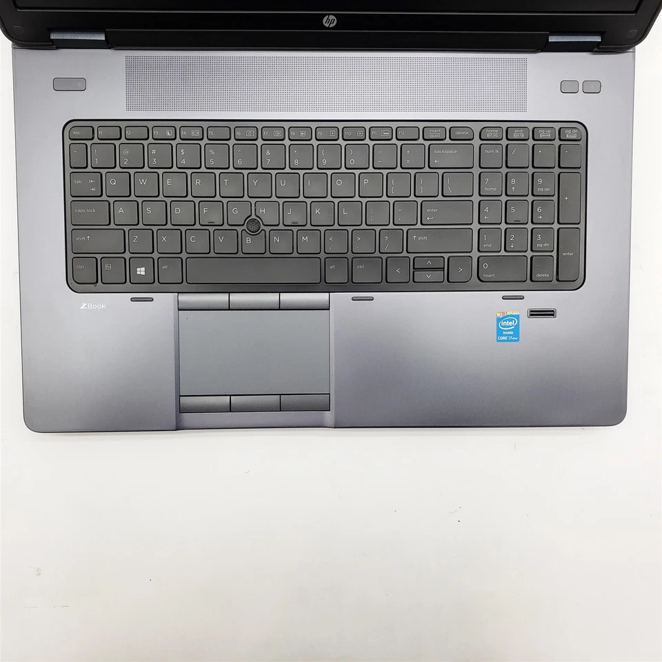 HP ZBook 17 G2 17.3" Core i7-4800MQ 2.70GHz 14GB 1TB HDD Windows 10 Pro Laptop - Image 3 of 4
