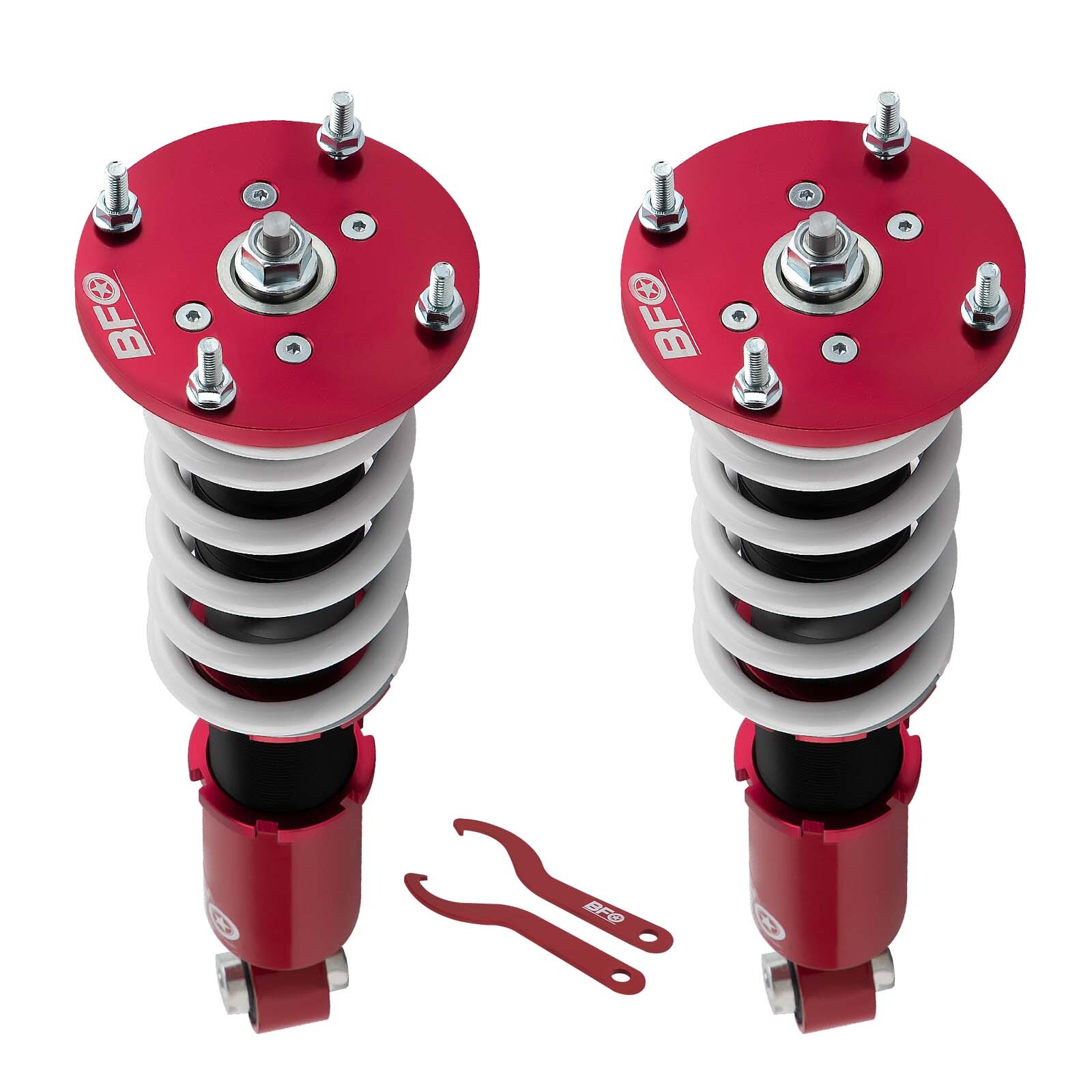 2X Rear Coilovers for Porsche Cayenne 9PA 2002-2010 3.0 3.2 3.6 4.5 4.8