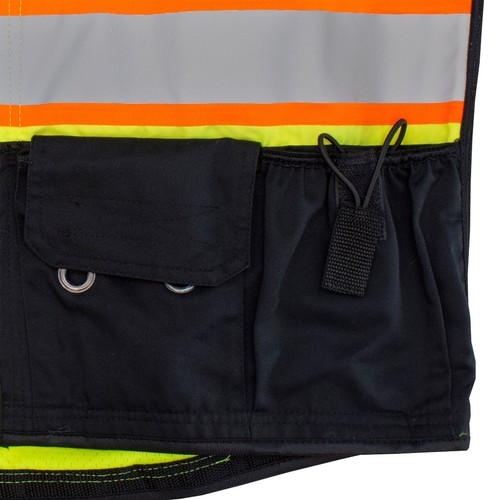 Fierce Safety Premium Surveyors Class 2 Heavy Duty Vest Tablet Pockets & Neck Pa - Picture 25 of 29