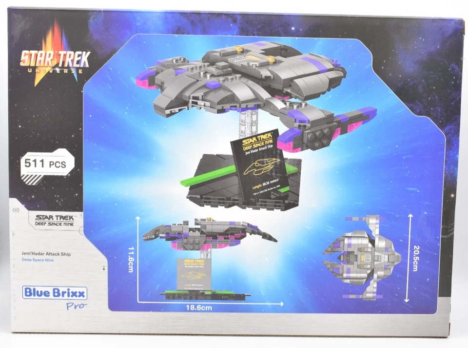 Blue Brixx Pro - Star Trek Jem Hadar Attack Ship. 105686. 511 piezas - NUEVO Foto 2 de 2