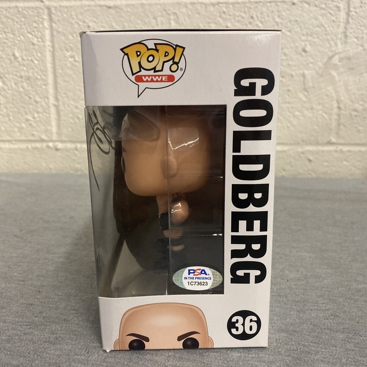 Bill Goldberg #36 Funko Pop WWE Signed PSA | eBay