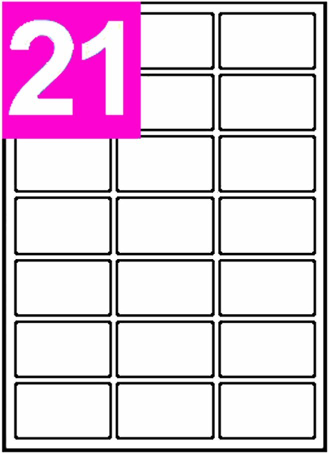 Address Labels A4 Sheets Sticky Self Adhesive White Inkjet Laser ...