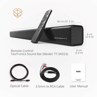 TaoTronics TT-SK023 Three Equalizer Mode Audio Speaker for Speaker