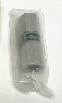 1/4 FNPT 316ss Poppet Check Valve (5 Psi Crack/6000 Max) Parker 4F-CO4L-5KZ-SS