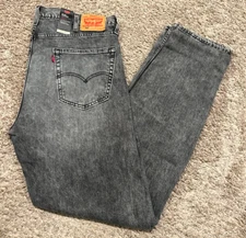 LEVI'S 502 REGULAR TAPER FIT FLEX STRETCH JEAN GRAY BIG & TALL 40X38 RT$79 0072