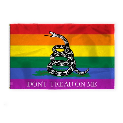 Tread on Me Flagge - doppelseitig bedruckt - Messingtüllen - verblassensichere Farben - Bild 8 von 16