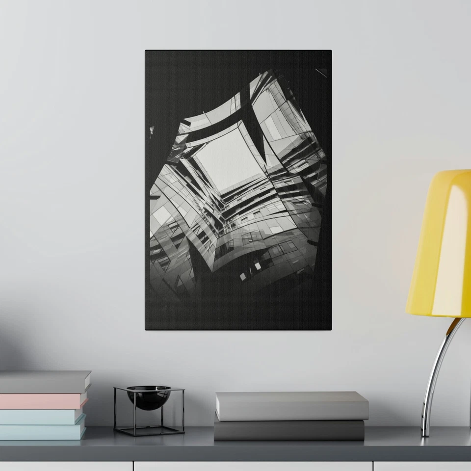 Abstract Geometric Industrial Modern Corporate Cityscape Skyscraper Series 3/3 - Image 3 of 4