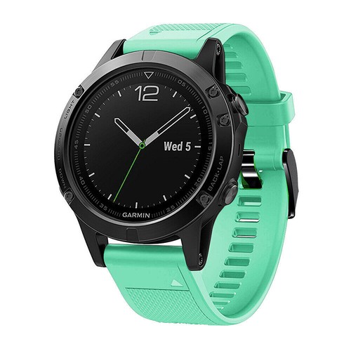 For Garmin Fenix 7 7X 7S 6 6X 6S 5 5X 5S D2 Quick Fit Silicone Strap Wrist band - Picture 11 of 37