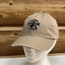 San Juan Island Youth Hat Cap Strap Back Brown Whale Watch Park Outdoors
