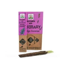Namaste India Agarbatti Palo Santo Rosemary Fragrance Incense Sticks 25gX12 Pack
