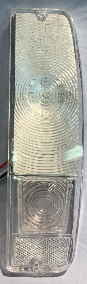 透明尾灯镜头 内置 LED 板 适用于 1967 - 1977 福特野马 红色 LED — 第 2/4 张图片