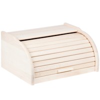 Brotkasten Holz Rolldeckel Roll-Brotkasten Brotkiste BrotbehäLter Rollbrotkasten