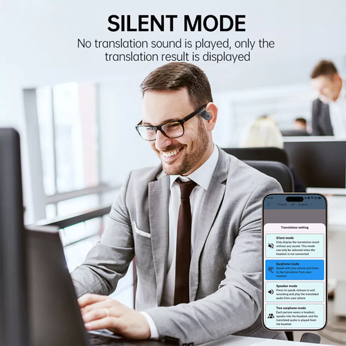 Translator Earbuds 150 Languages Real Time Online OffLine Translation Earphones - Zdjęcie 14 z 26