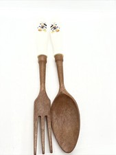 Vintage Disney Mickey Mouse Salad Fork Spoon Set-Made in Japan